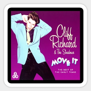 Cliff Richard and The Shadows The Best Of Cliff Richard And The Shadows Album Cover Sticker